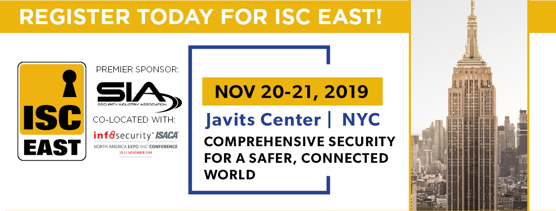 Jerry will be a featured speaker at ISC East - November 20-21, 2019