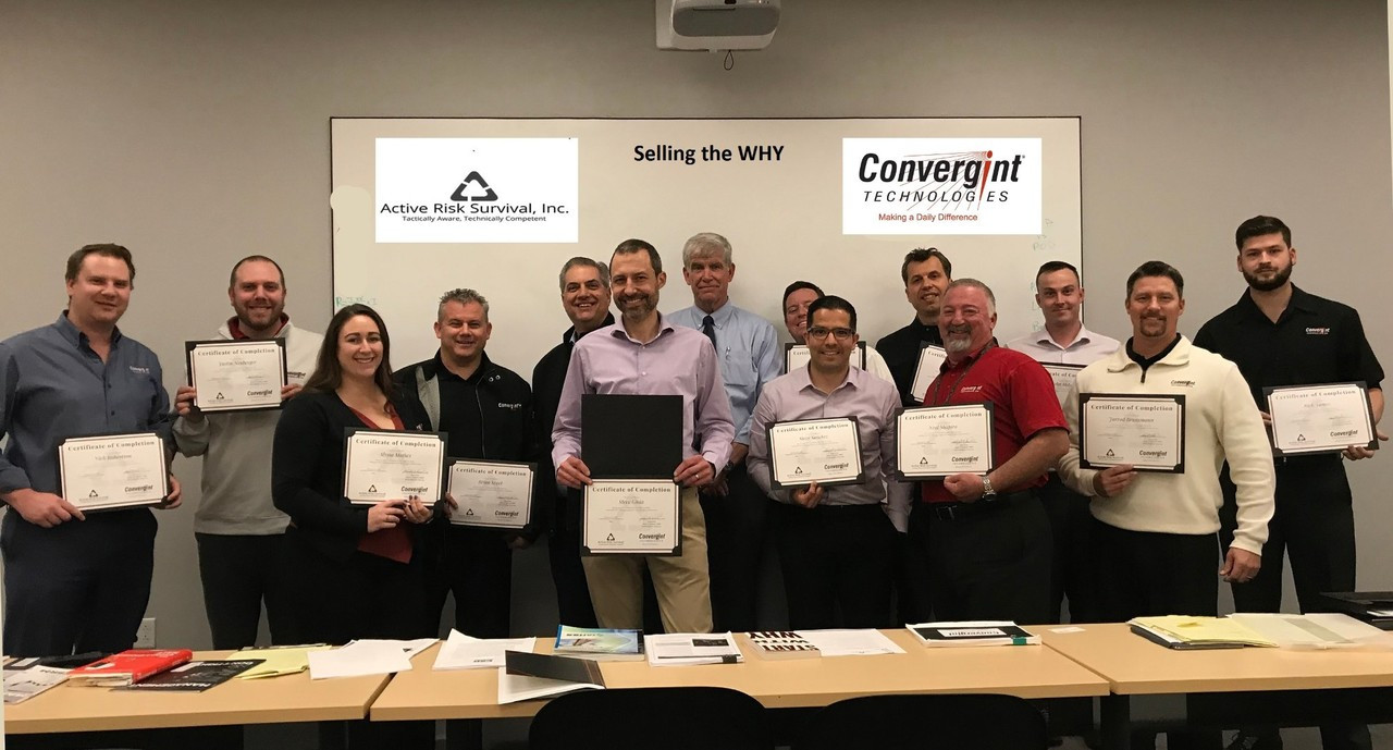 Active Risk Survival, Inc. provides training for the Convergint Technologies LA Team.